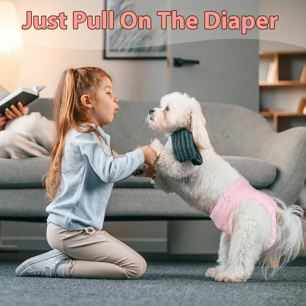 Ambreview 30-pack of size M diapers for medium dogs