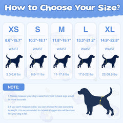 Ambreview dog diapers 360° leak-proof edge prevents leaks during play and rest