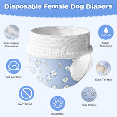 Ambreview dog diapers absorbent core handles up to 500ml