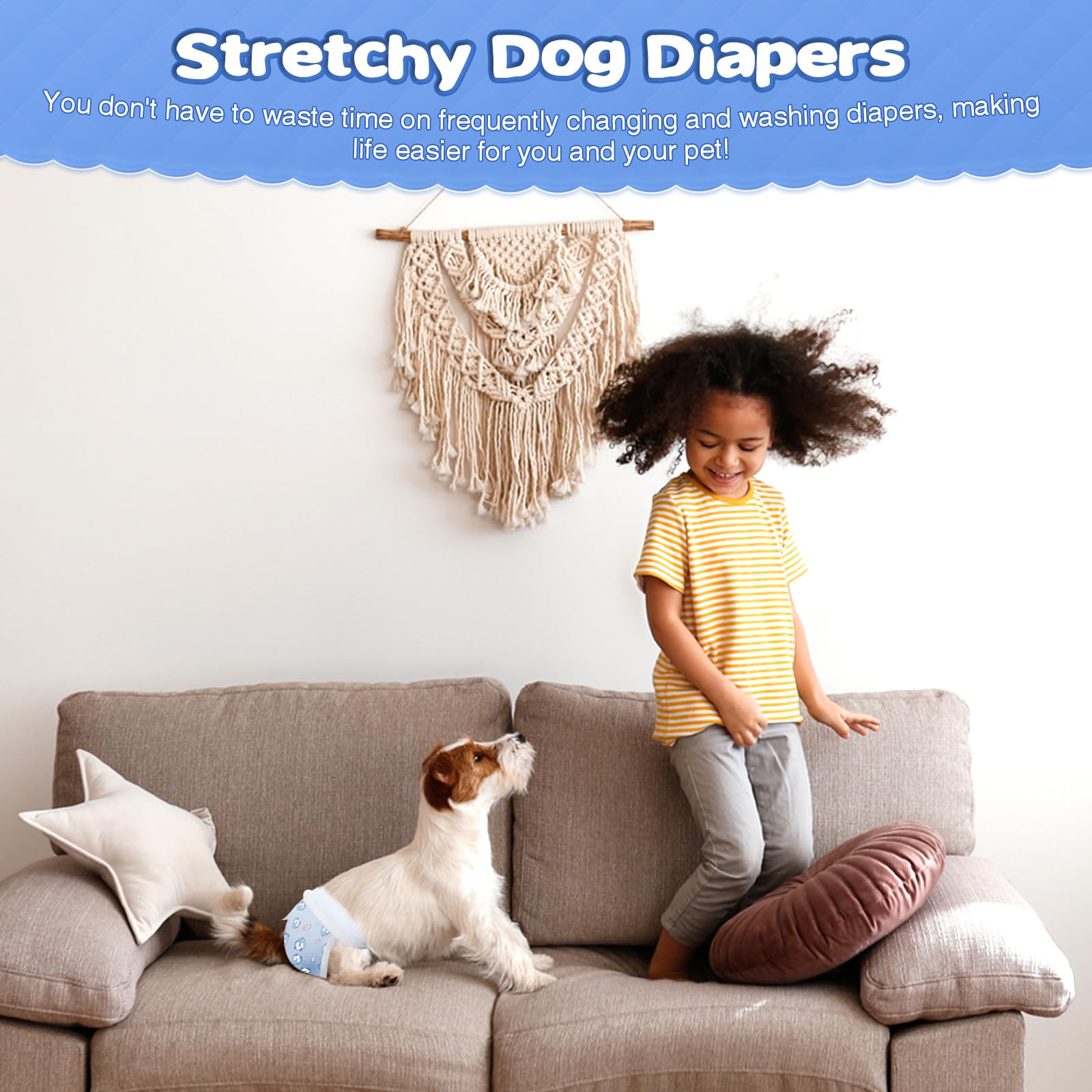 Ambreview dog diapers travel pack makes disposal easy on trips