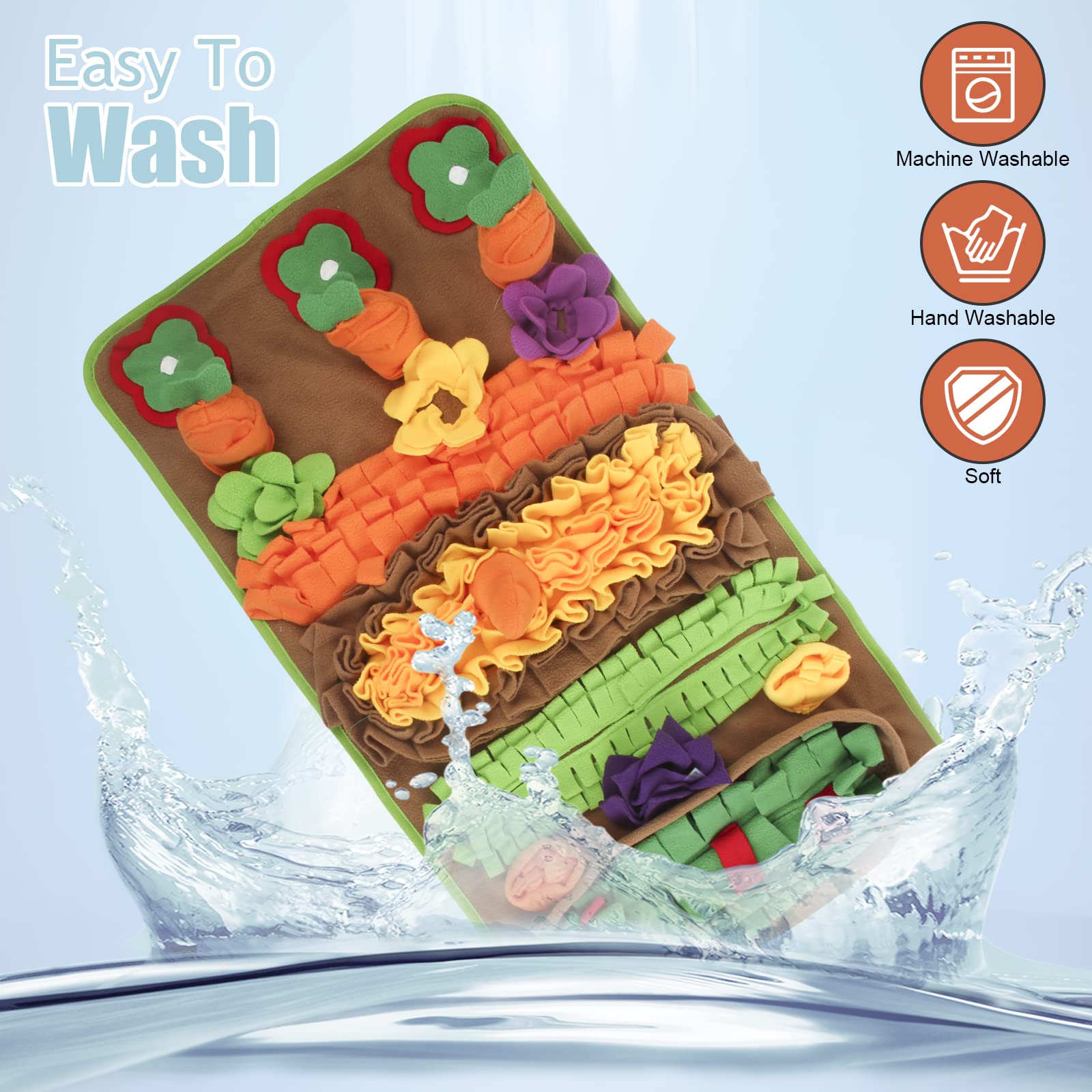 Ameami Snuffle Mat large-dog-32x20-multi-pet-use indicates suitability for multi-pet homes.