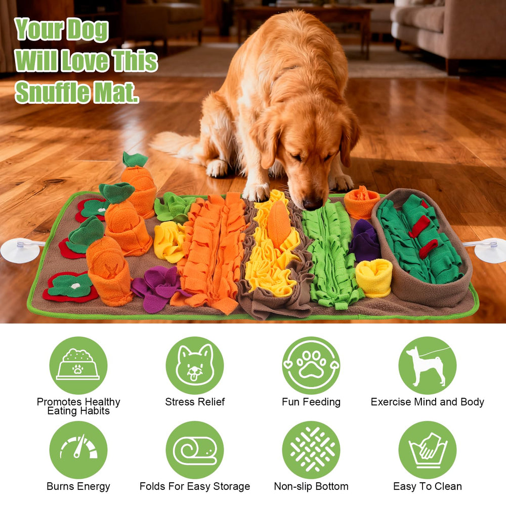 Ameami Snuffle Mat large-dog-32x20-non-slip-suction-cups shows stable placement on floors.