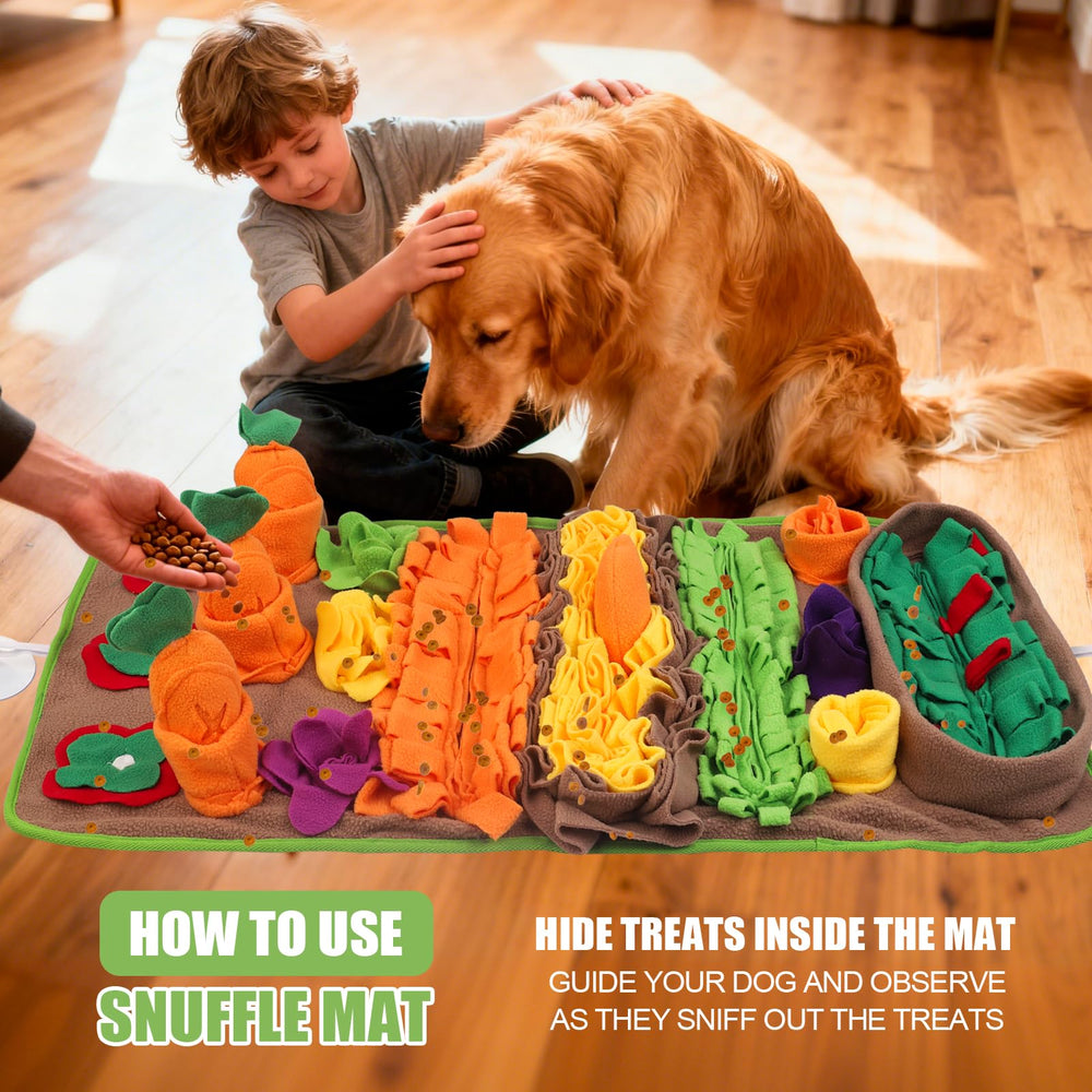 Ameami Snuffle Mat large-dog-32x20-travel-enrichment emphasizes easy packing for trips.