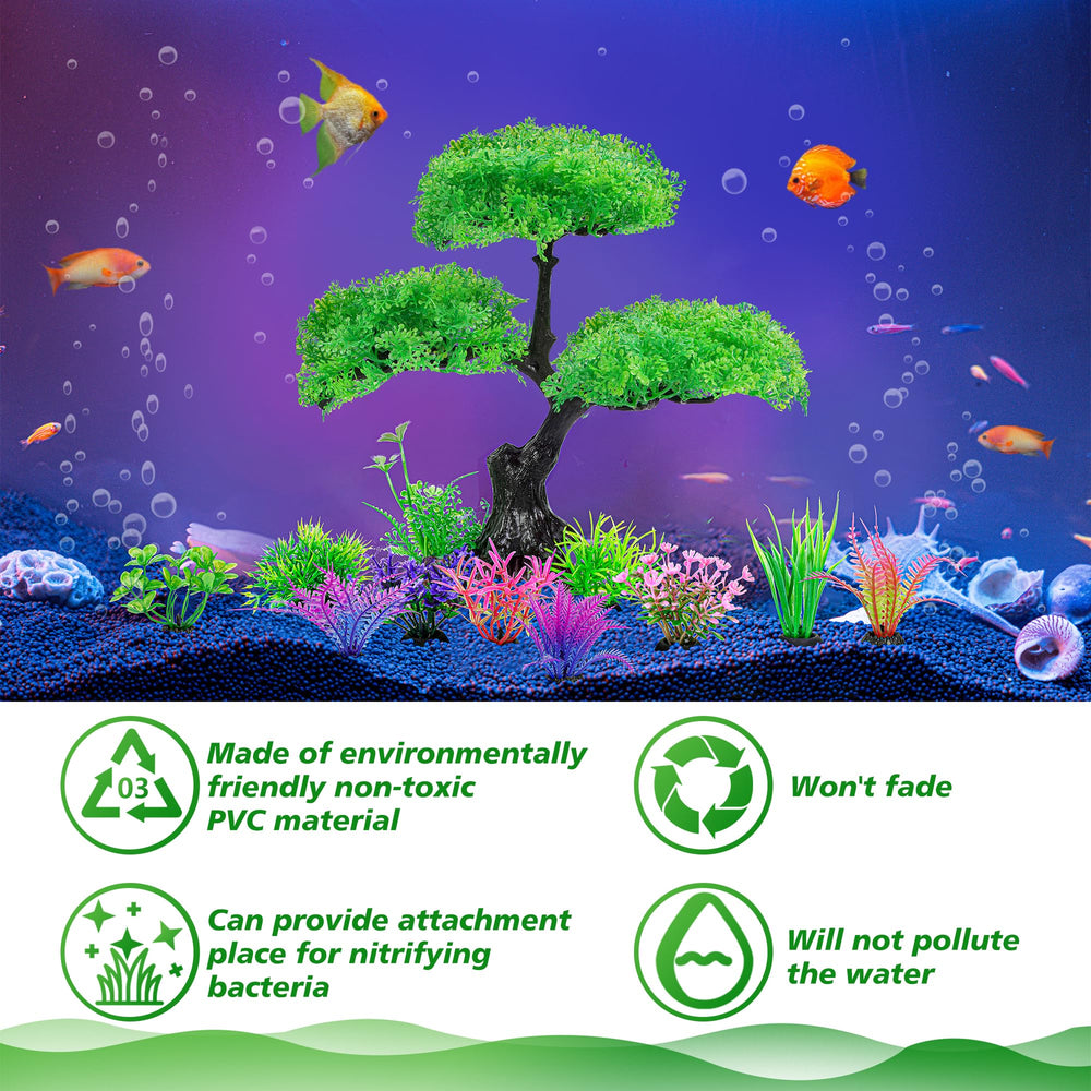 Ameliade aquarium betta tank decoration offers soft, safe hiding areas