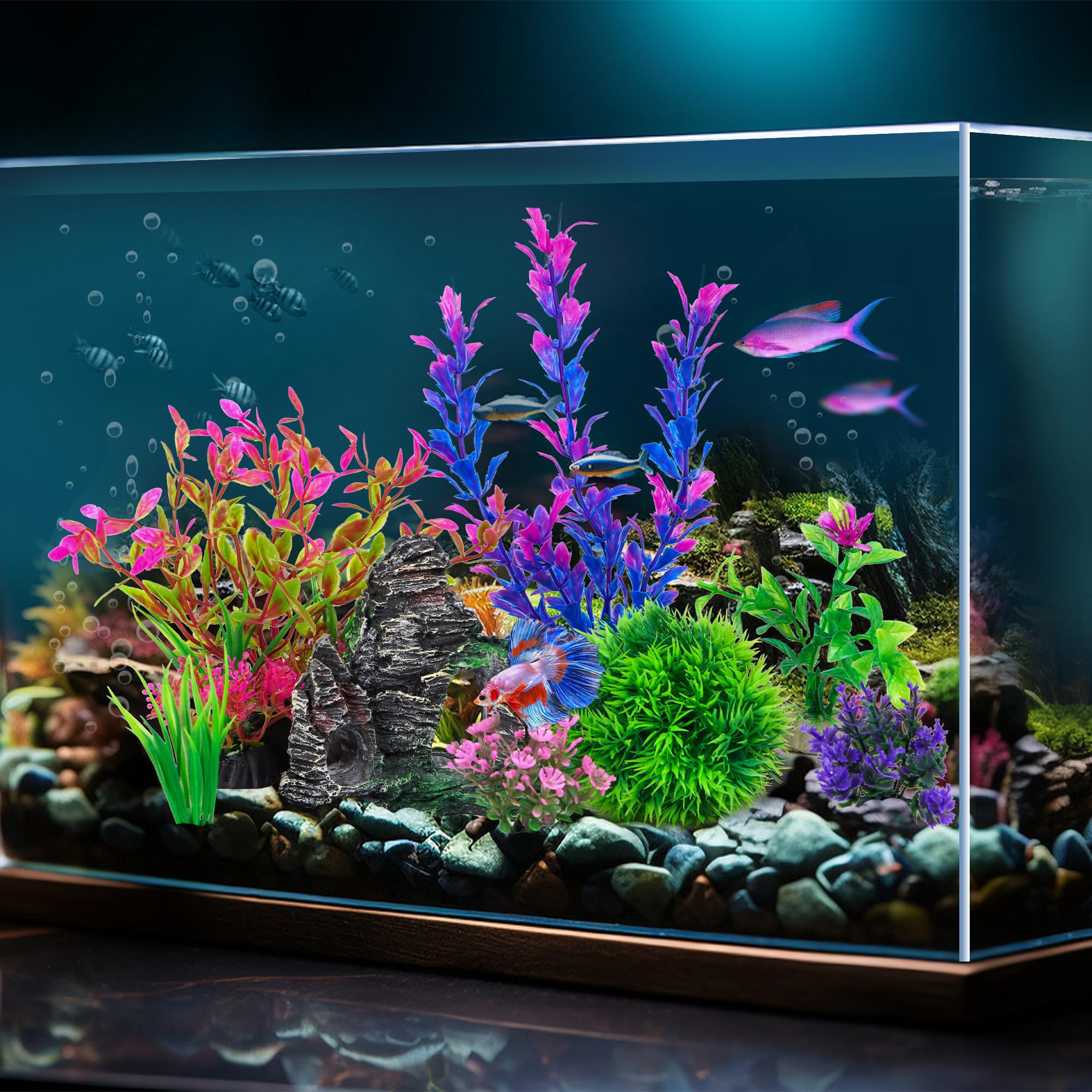 Ameliade aquarium décor base helps secure stems in gravel and keeps layout tidy.