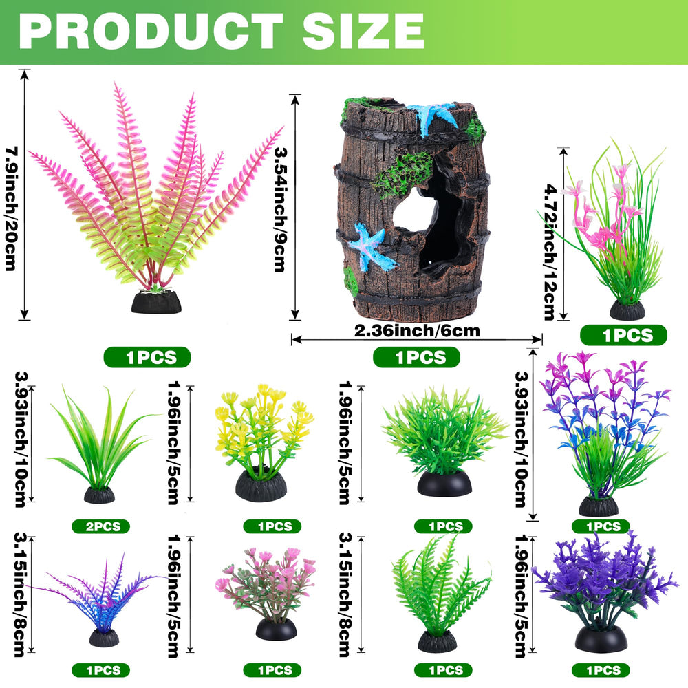 Ameliade aquarium plant branch green for natural hiding and exploration.