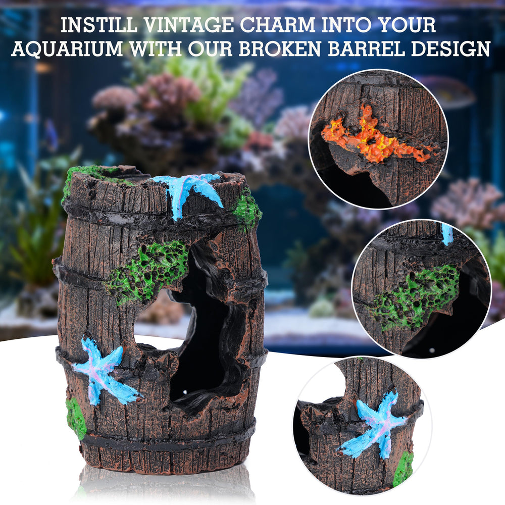 Ameliade aquarium plant tall stem adds vertical interest for fish.