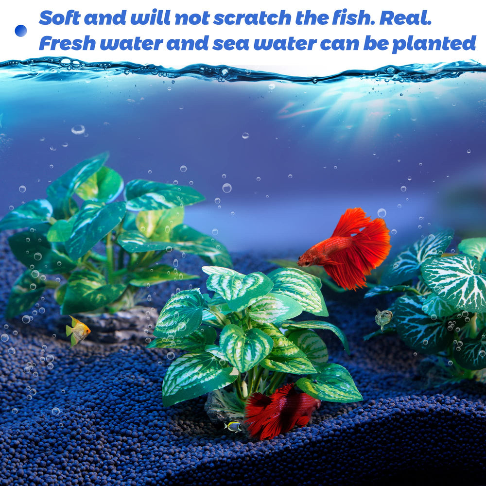 Ameliade artificial plants 3pcs packaging displays versatile use in aquariums and terrariums.