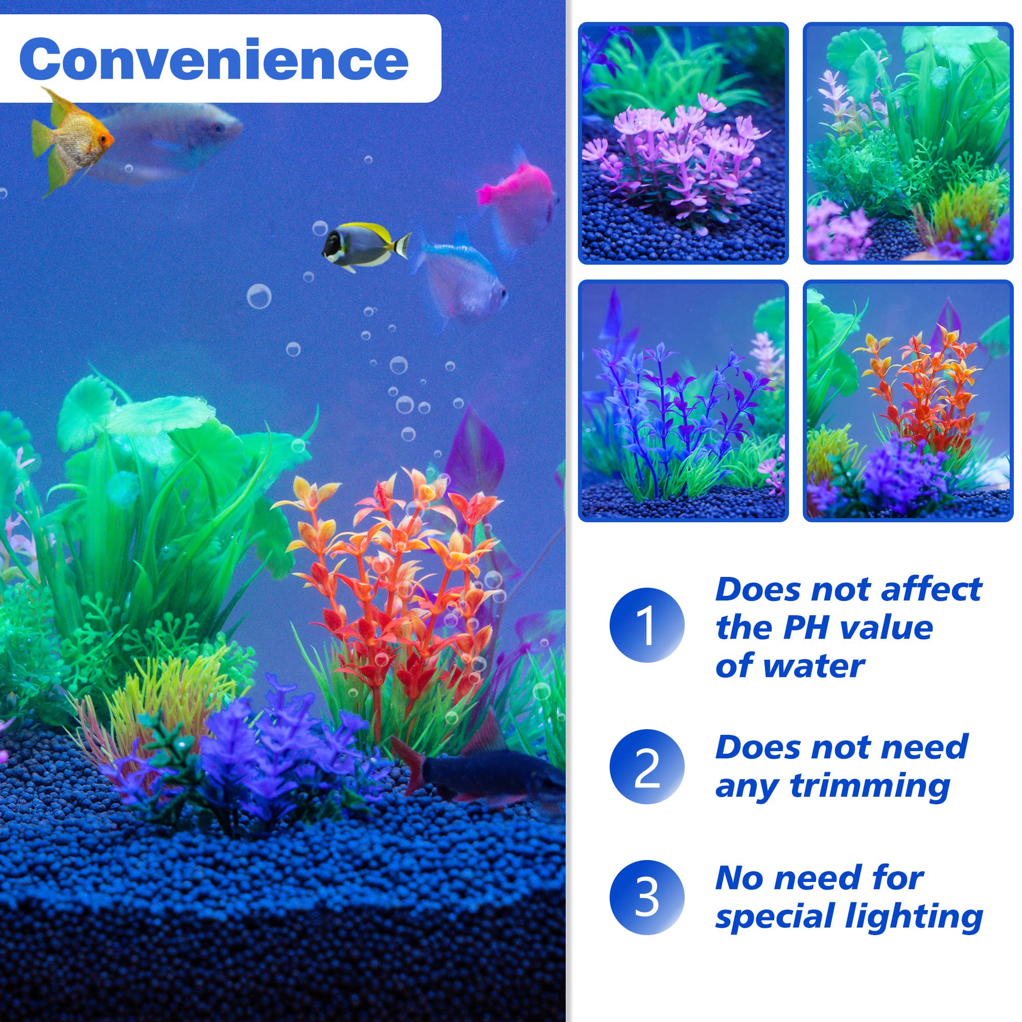 Ameliade freshwater and seawater compatible decor maintains color