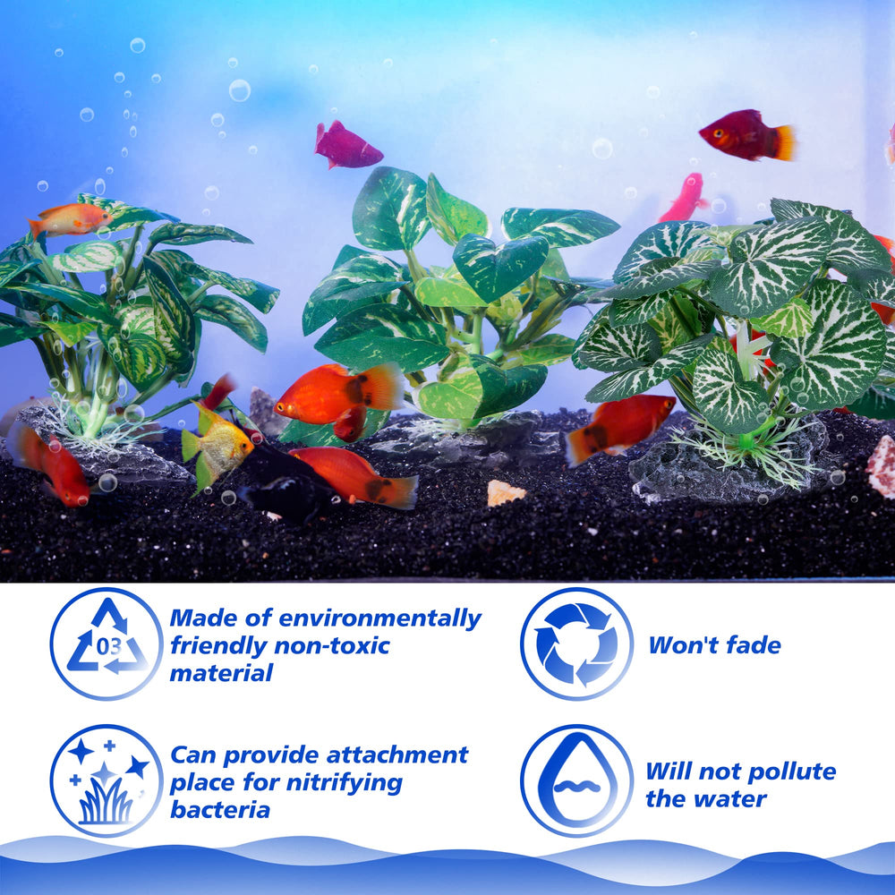 Ameliade silk leaf hammock view adding resting spot for small fish.
