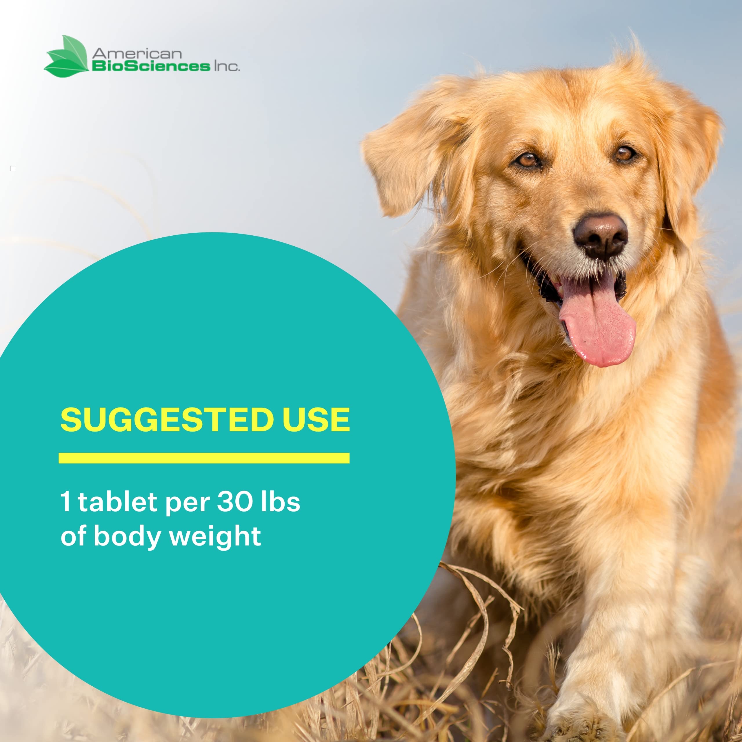 American BioSciences DGP veterinarian-formulated-label emphasizes safe, natural joint relief.