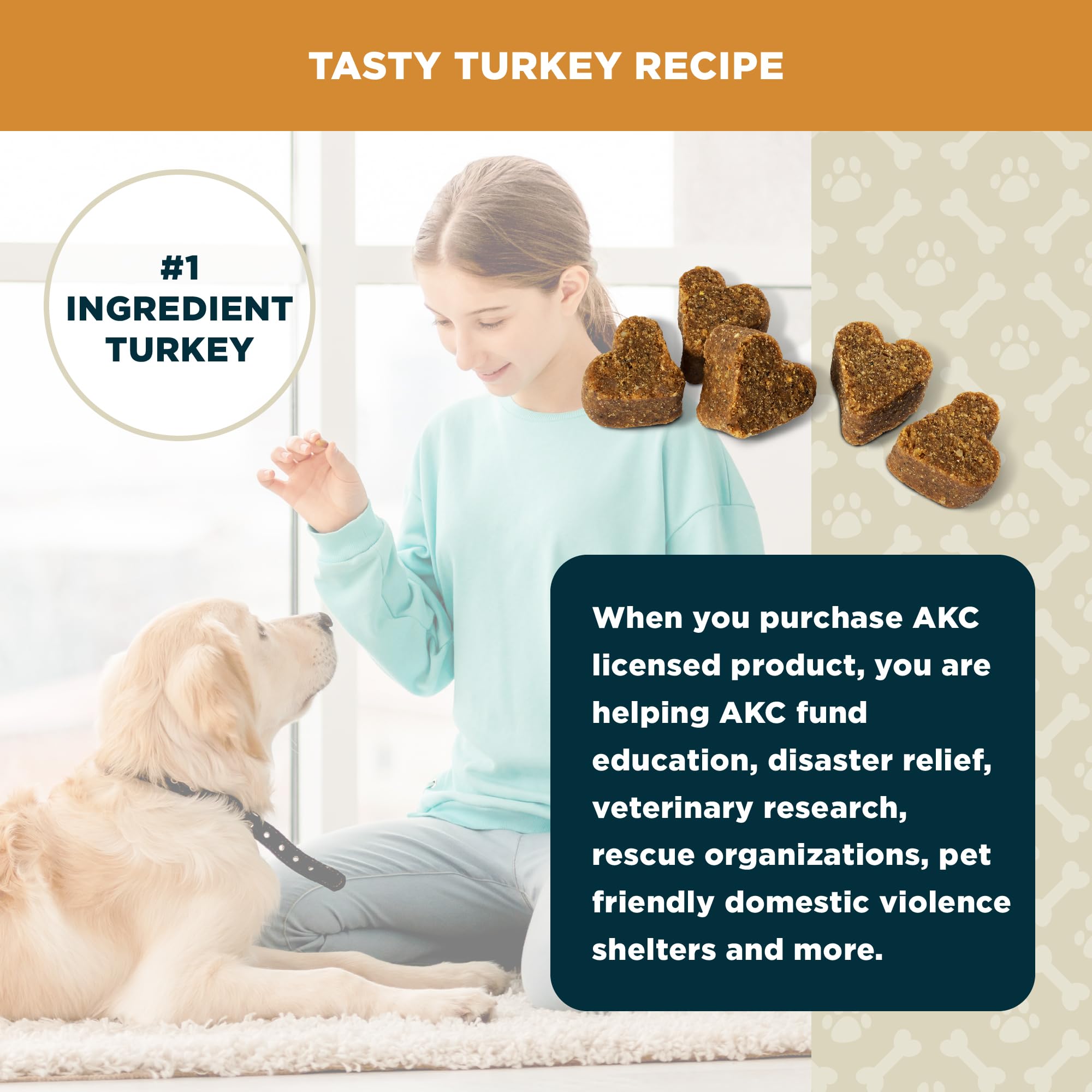 American Kennel Club Lil Champs training treats used during a session