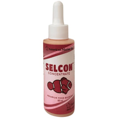 American Marine Selcon 60ml pour demonstrates in-tank use to support filter-feeding invertebrates.
