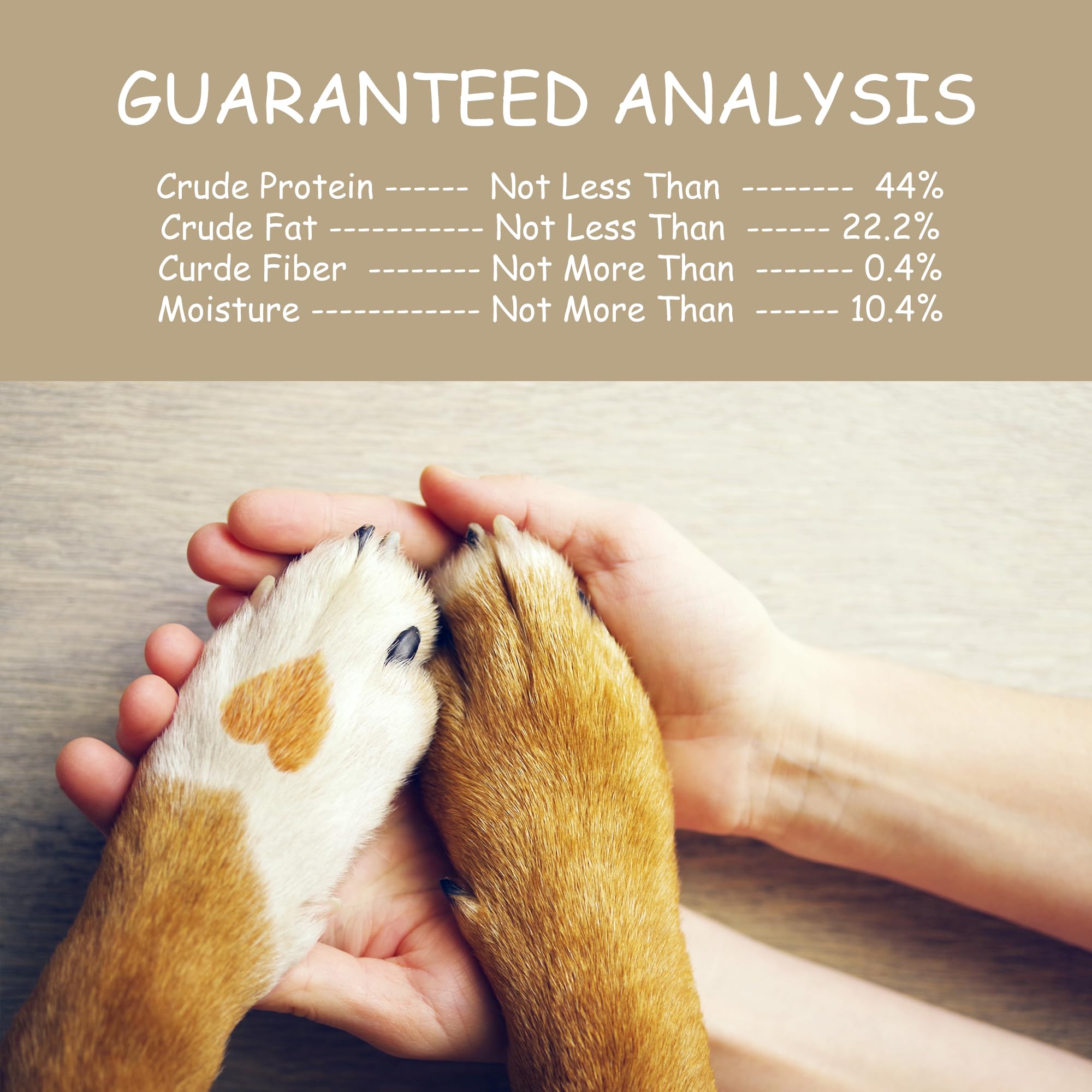 American Paws chicken feet treats packaging in USA, showcasing simple ingredient approach.