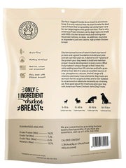 American Paws jerky close-up shows chicken breast texture for protein-minded dogs.