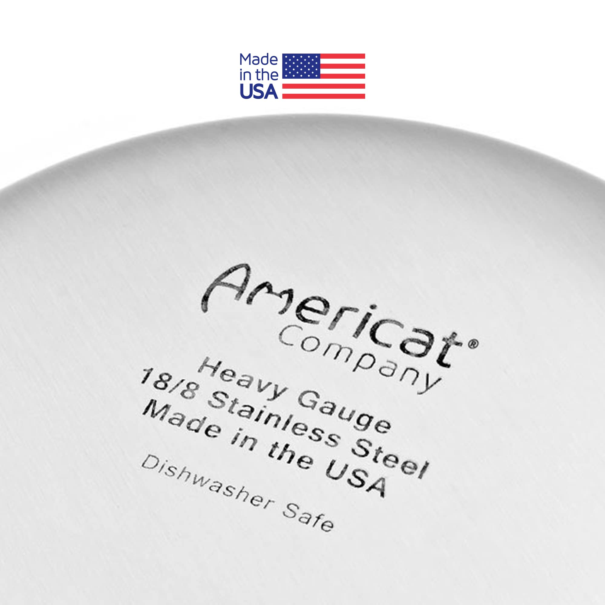 Americat spill-proof base helps keep floors steady during feeding.