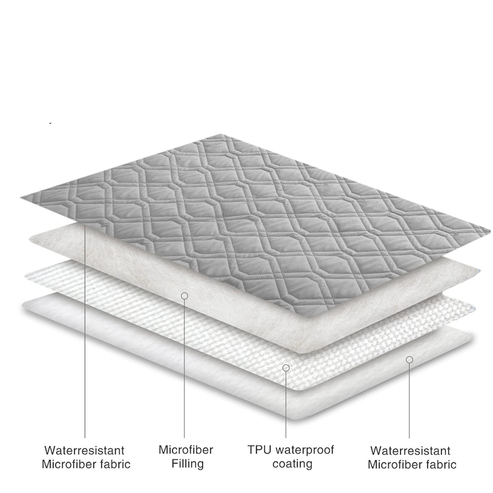 Ameritex dog blanket protecting sofa while keeping pet comfortable during nap time