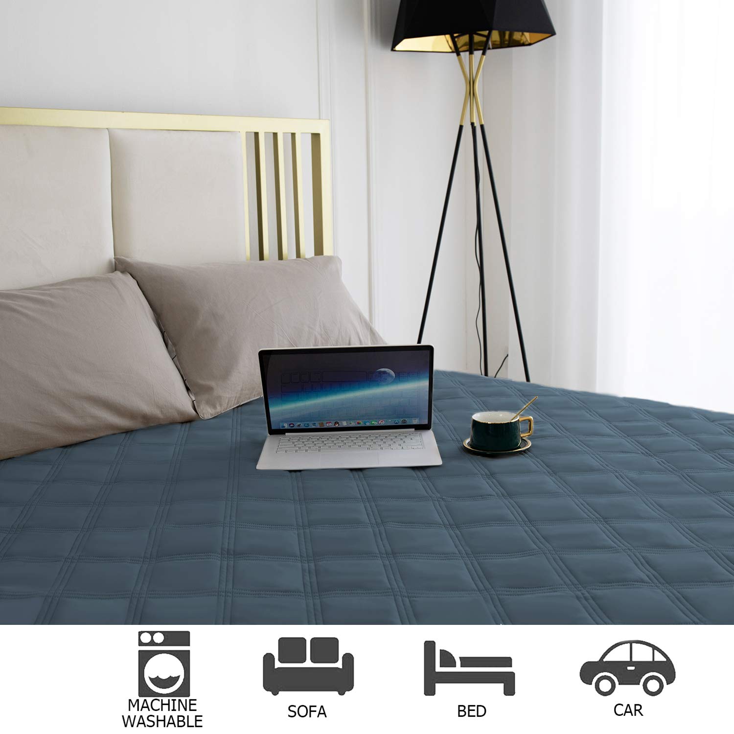 Ameritex easy-care blanket for busy households, quick to dry