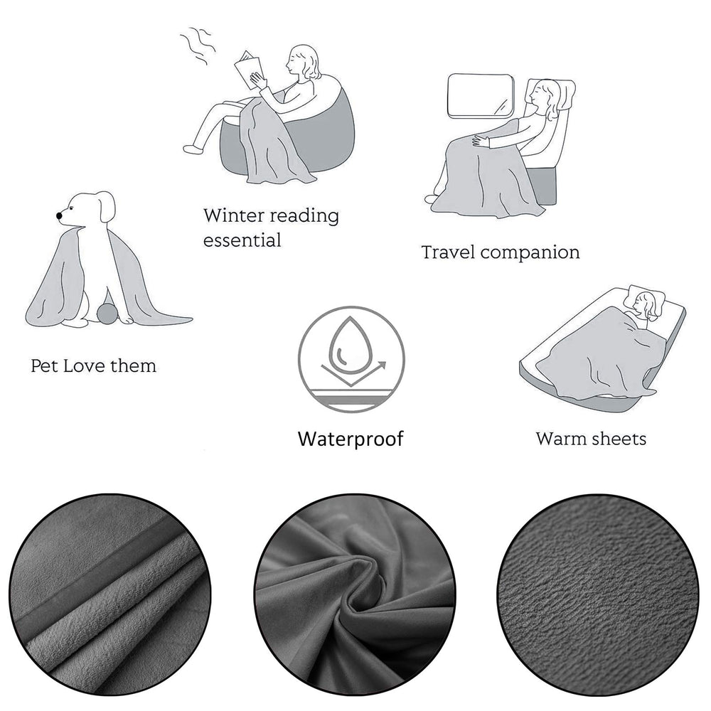 Ameritex pet bed blanket machine washable for quick, convenient cleaning