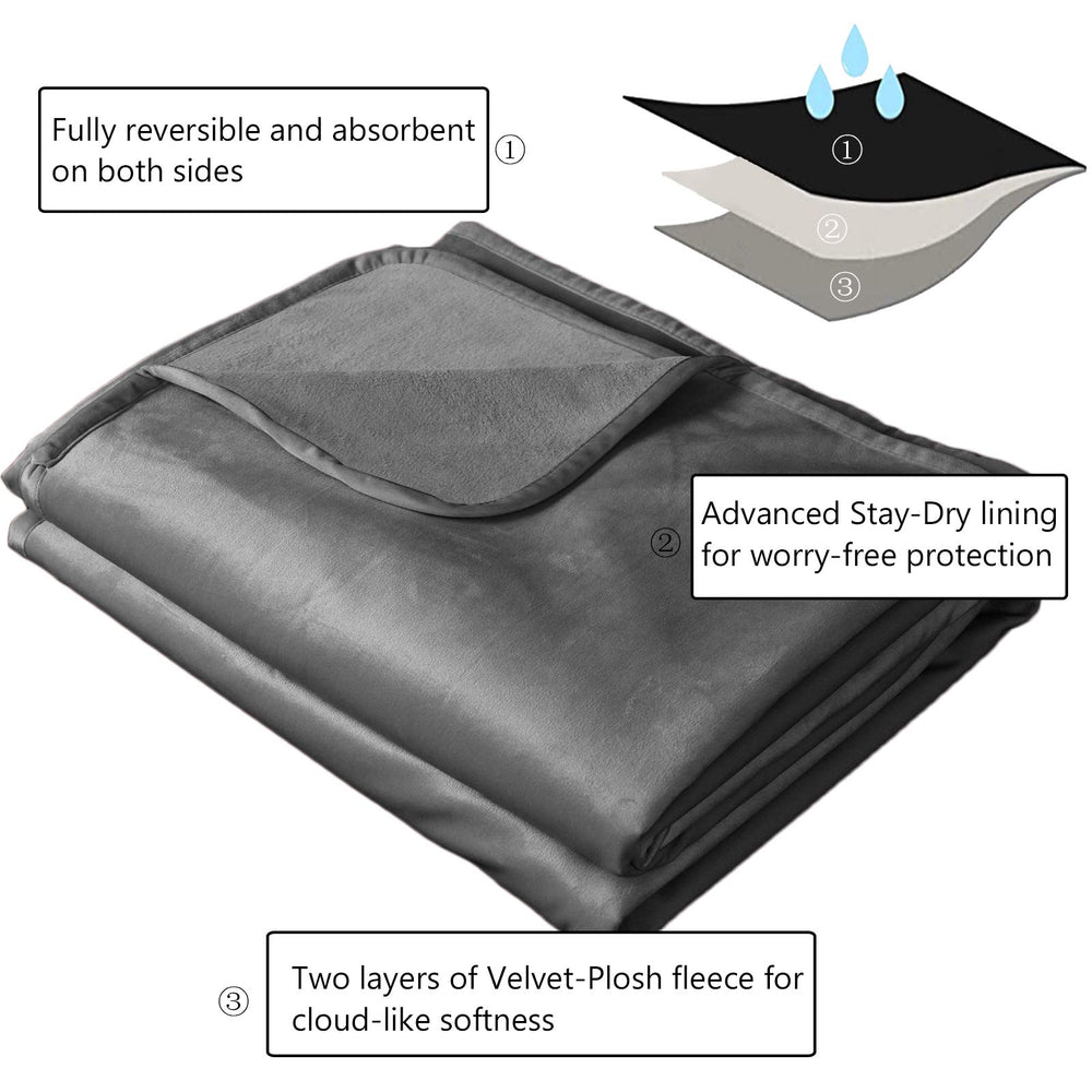 Ameritex pet bed blanket minky velvet side offers ultra-soft lounging for pets
