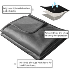 Ameritex pet bed blanket minky velvet side offers ultra-soft lounging for pets