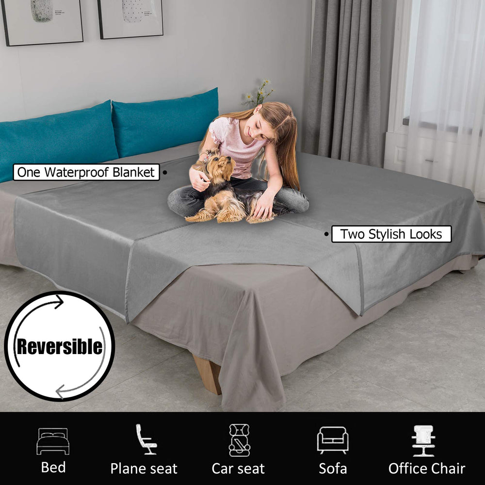 Ameritex pet bed blanket waterproof layer blocks moisture and spills