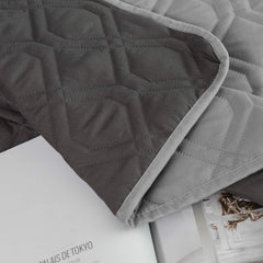 Ameritex reversible dog bed cover show two-tone design for versatile room styling