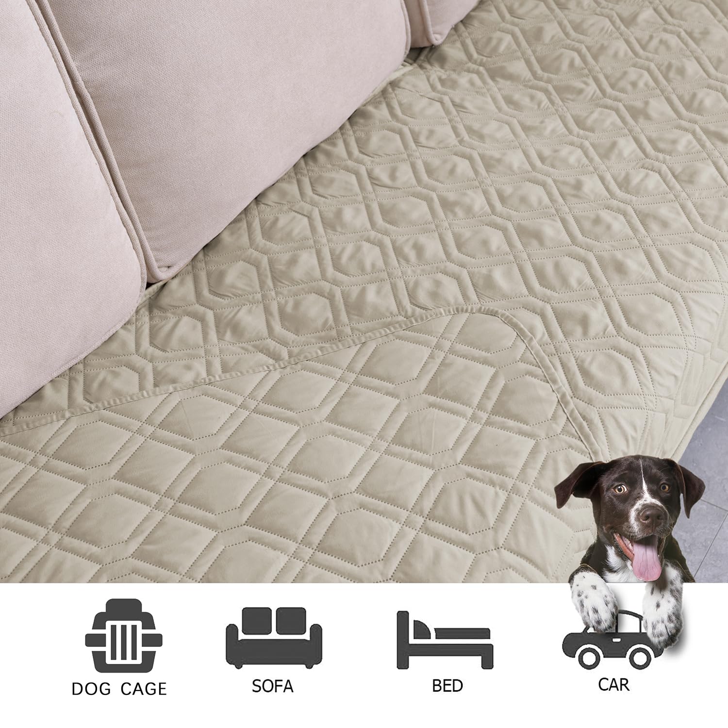 Ameritex reversible furniture cover with two colors for mood matching.