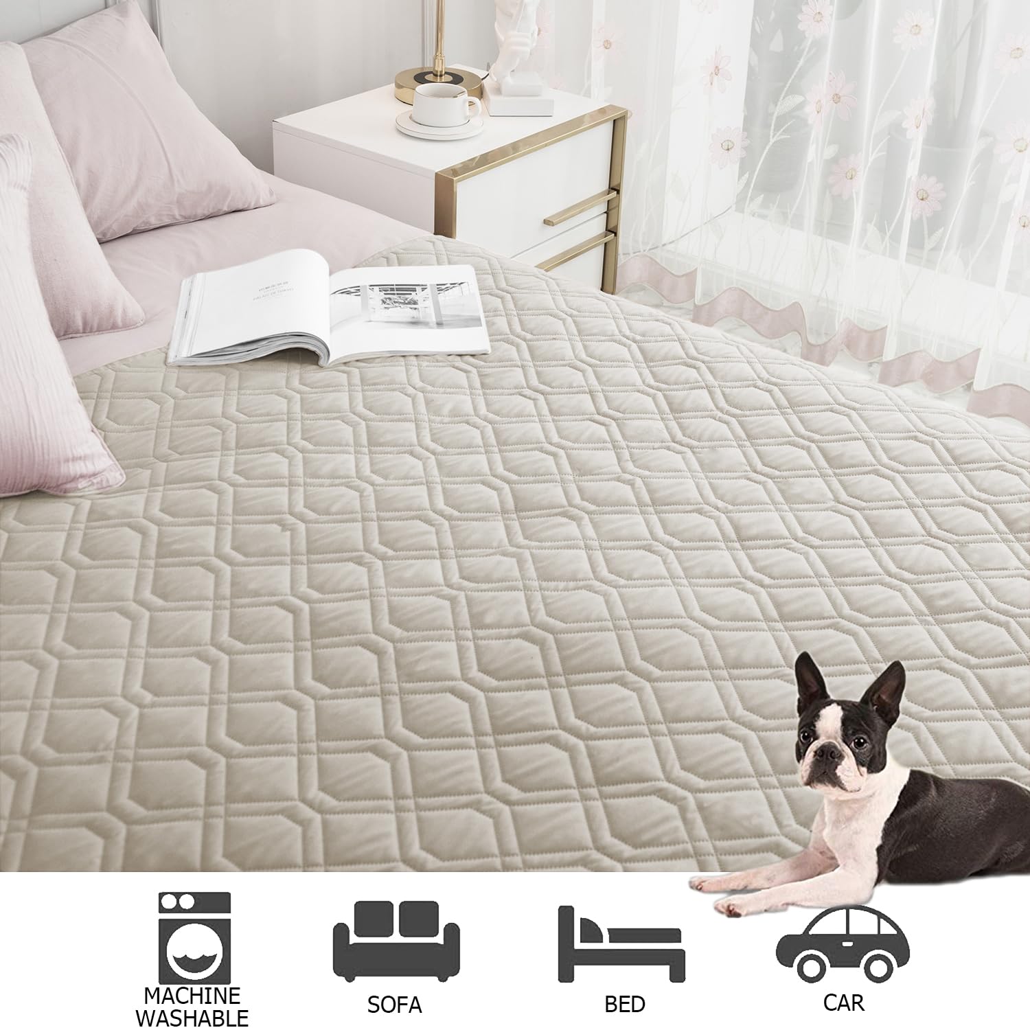 Ameritex soft microfiber blanket-style cover on chair showcasing comfort.