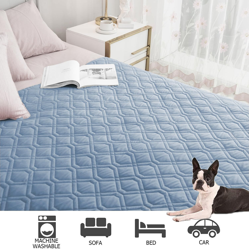 Ameritex waterproof dog bed cover available in multiple sizes.