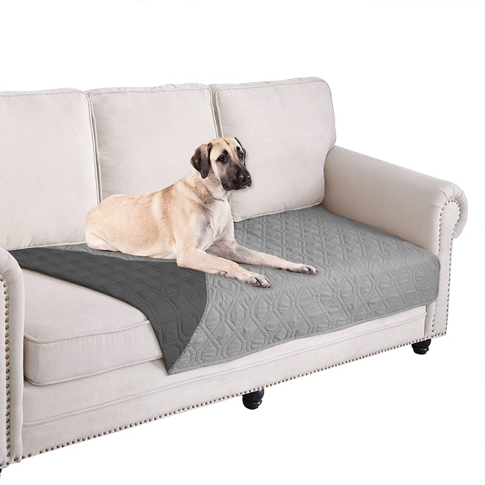 Ameritex waterproof dog bed cover shields furniture from spills and accidents.