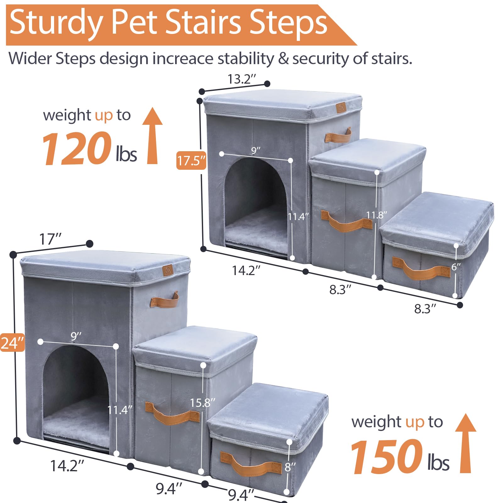 AMFIYQ foldable cat kennel storage: convertible condo and compact storage for pets.