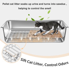Amibud sifting pan system close-up shows 4mm holes for efficient sifting