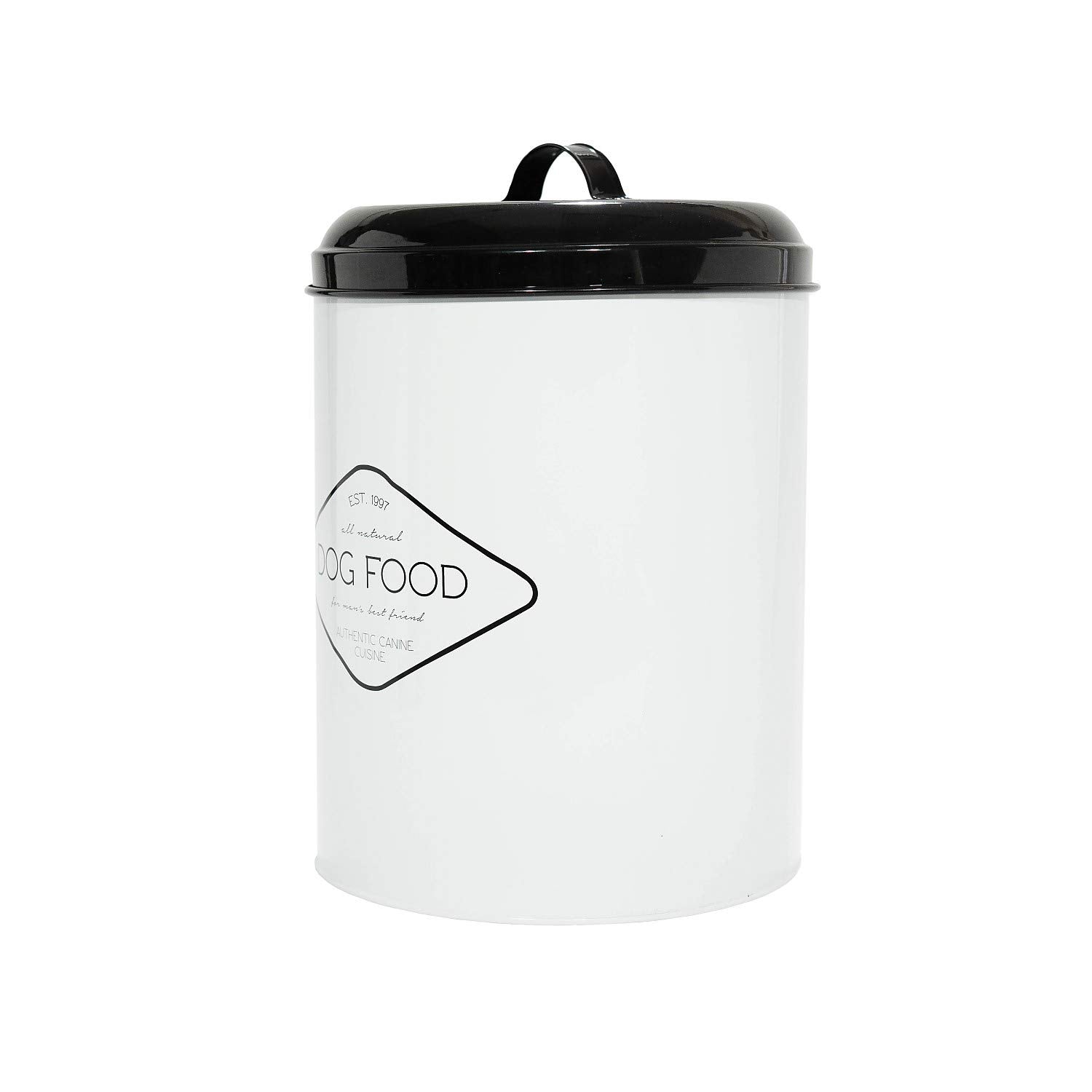 Amici Pet Buster fits in tight spaces, helping organize dry food and toys