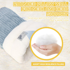 AMIITRY cat sleeping bag warm middle layer for cozy winter snuggles