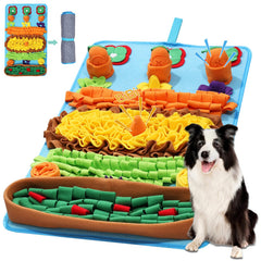 AMIR Dog Snuffle Mat close-up showing soft felt for slow feeding