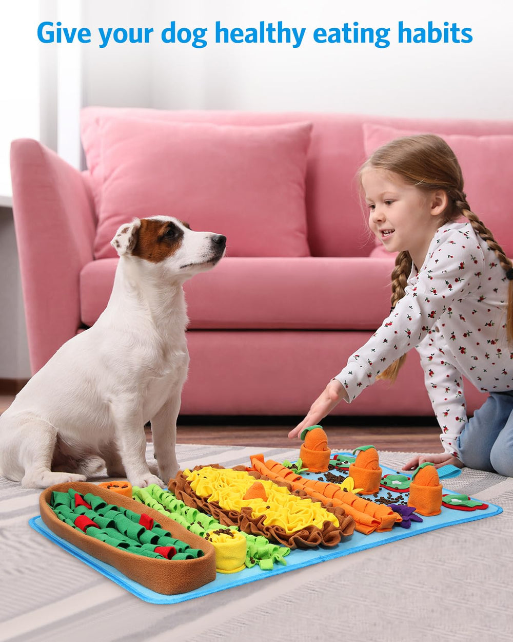 AMIR Snuffle Mat easy to clean, fold, and carry