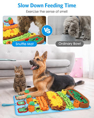 AMIR Snuffle Mat non-slip base keeps it steady during play