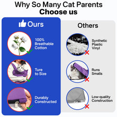 Amkune Cat Carrier Pouch breathable cotton material keeps airflow and comfort during transport.