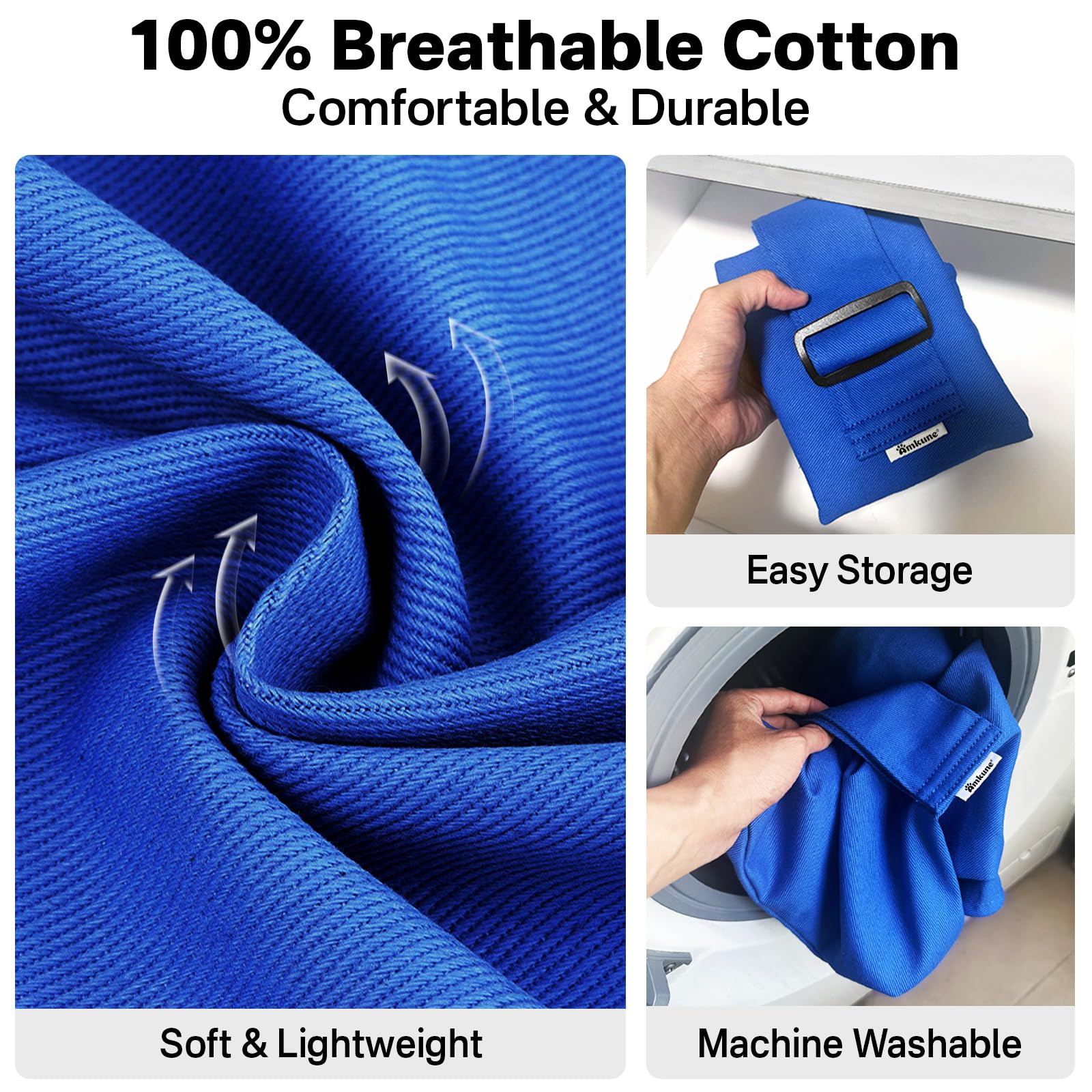 Amkune Cat Carrier Pouch machine washable for easy cleaning