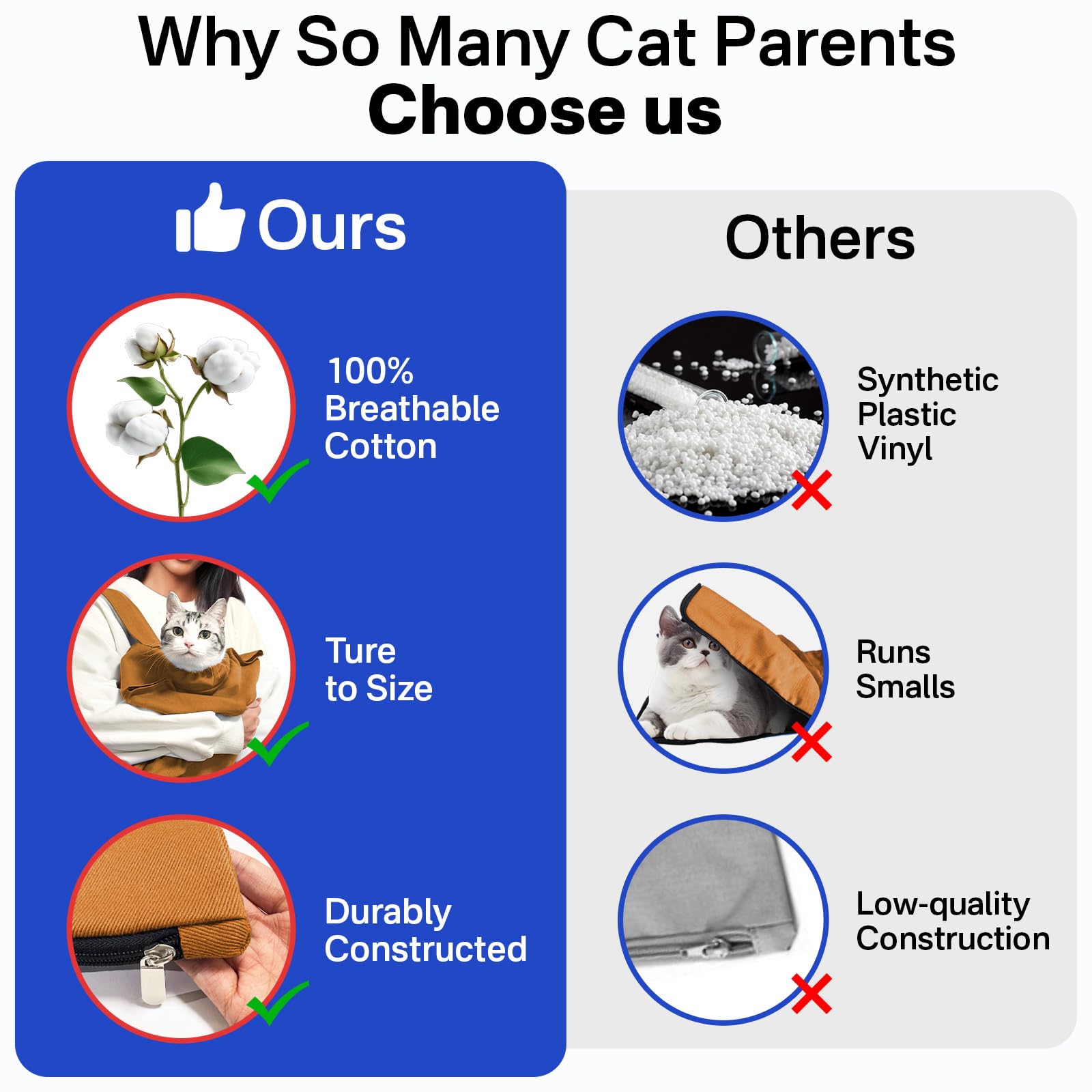 Amkune Cat Carrier Pouch foldable design for easy storage at home or travel.