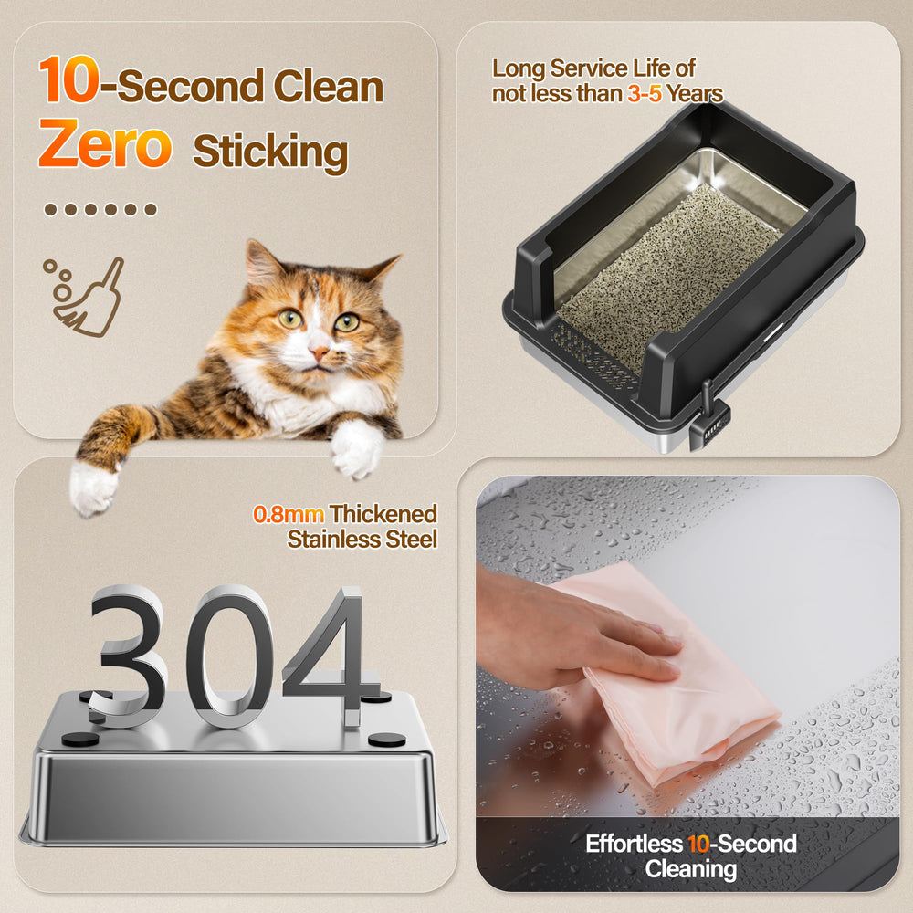 Amniau high walls image shows 13.8-inch barrier to curb litter scatter.