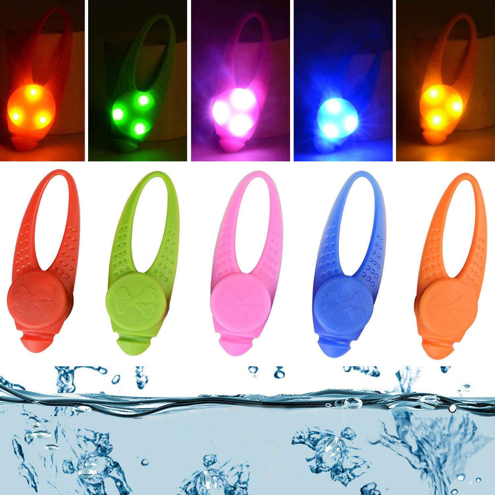 AMNQUERXUS Christmas Dog LED Collar Light glows bright for safer night walks.
