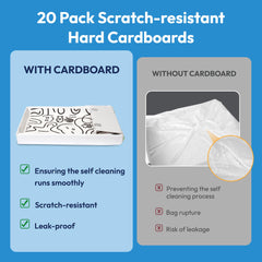 AMOGOGOPET drawstring closure simplifies sealing and disposal