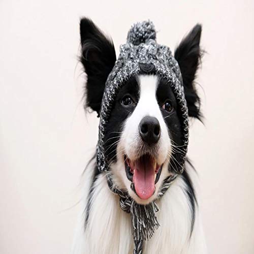 AMOJA Polar Pom Pom Hat gray large size guide graphic for proper fit
