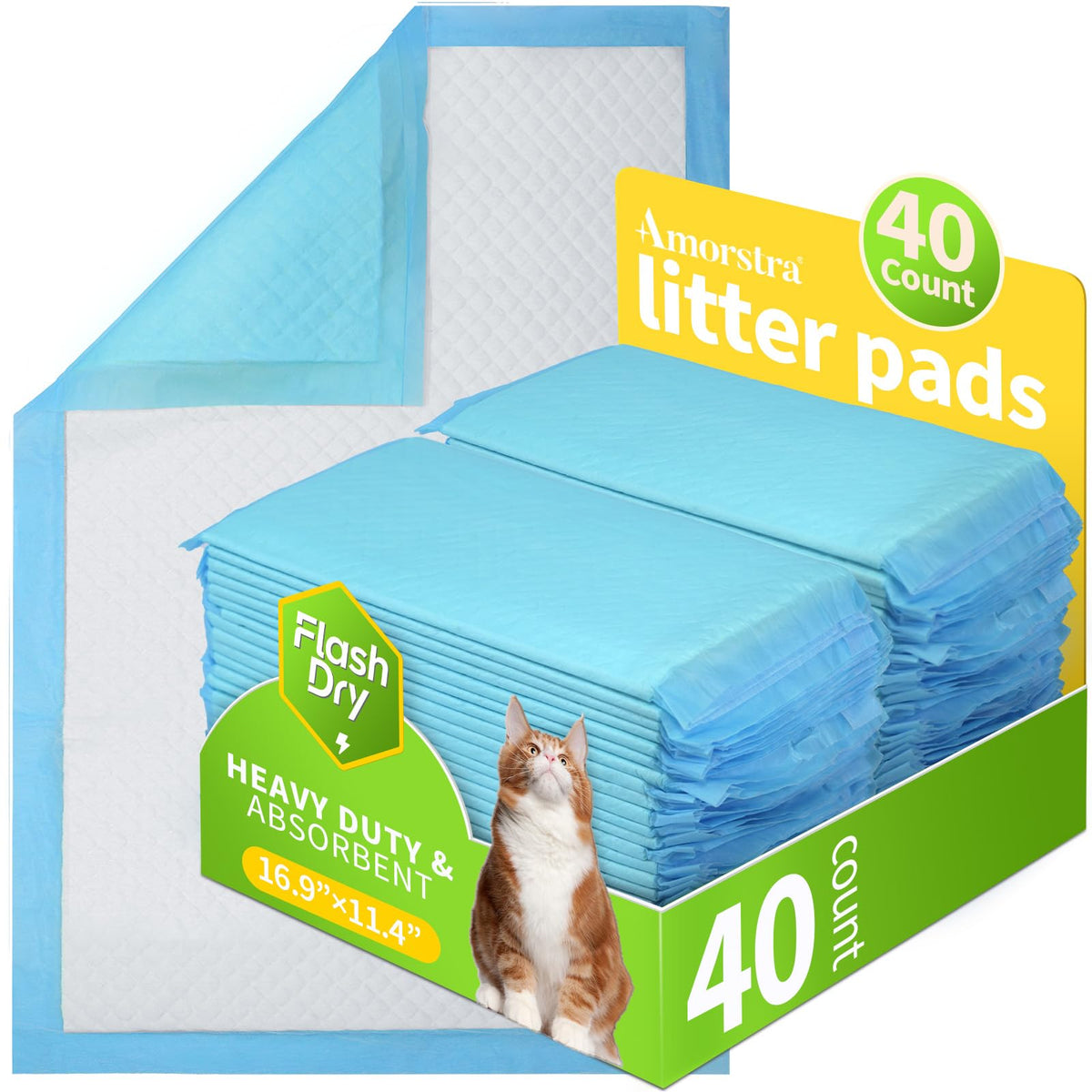 Amorstra 40-count pads pack for Breeze system showing product bundle