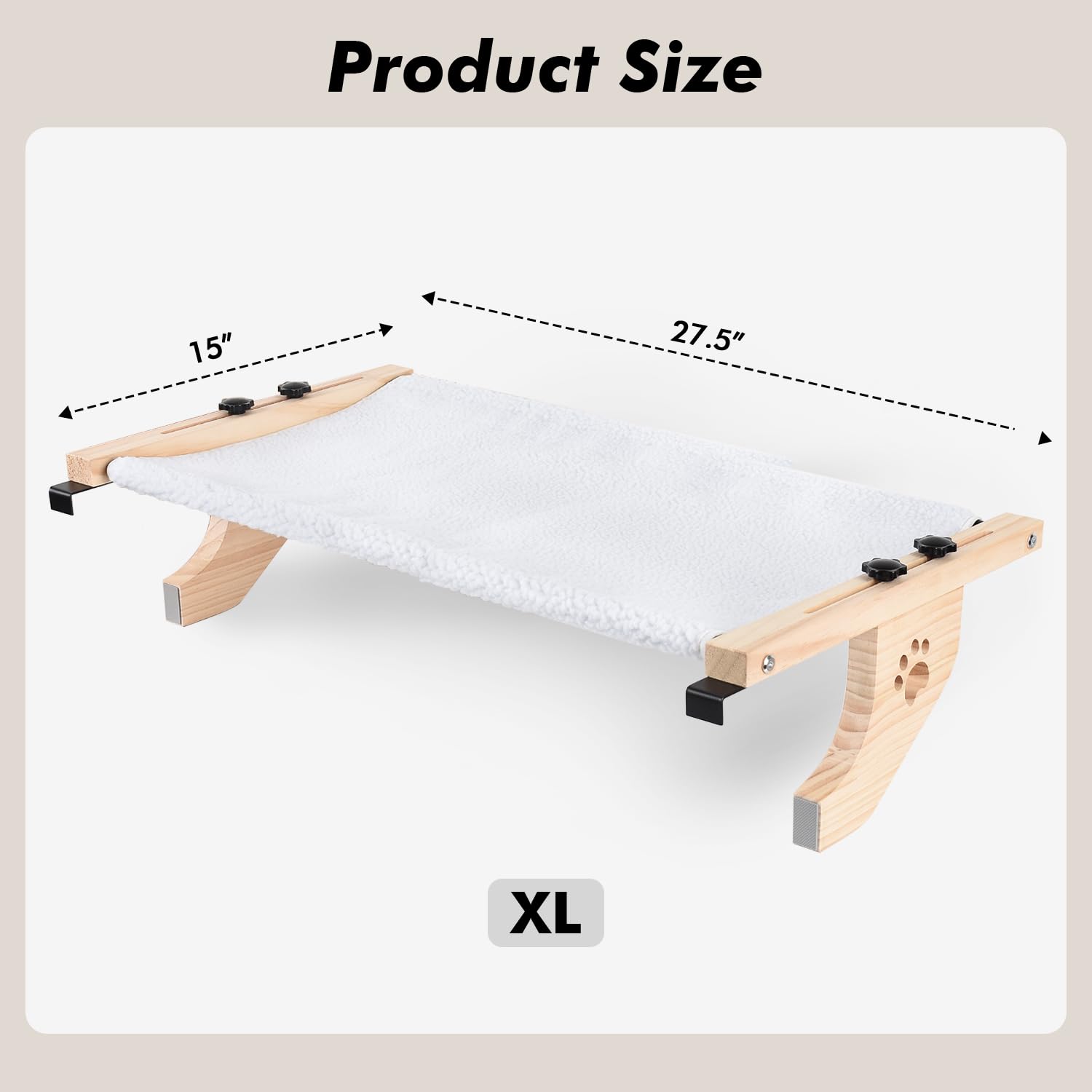 AMOSIJOY cat sill window perch assembly steps showing simple setup.