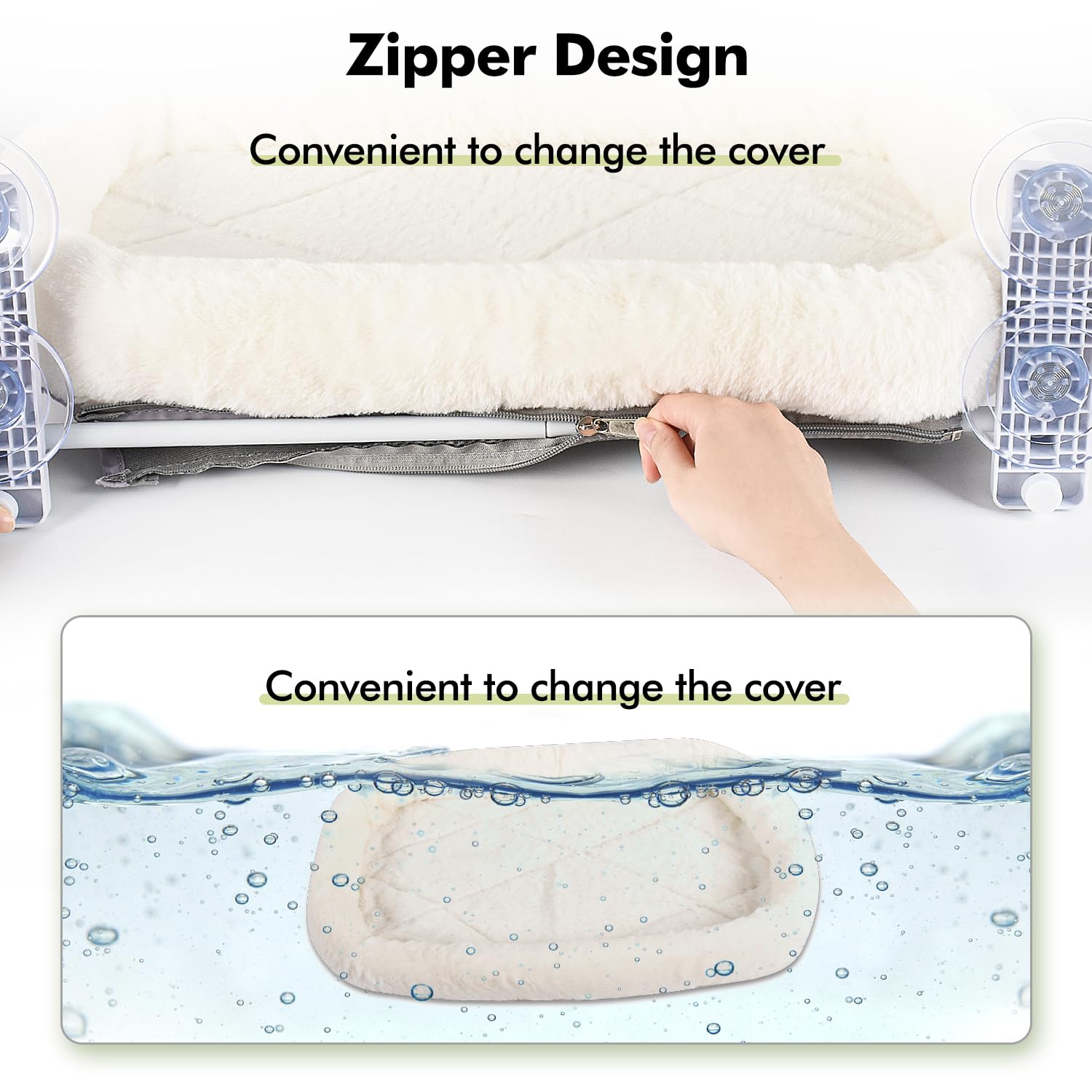 AMOSIJOY solid metal frame supports up to 40 lbs for lasting stability.