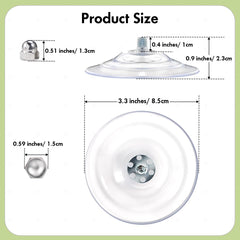 AMOSIJOY suction cup adhesive provides strong grip for stable cat perches