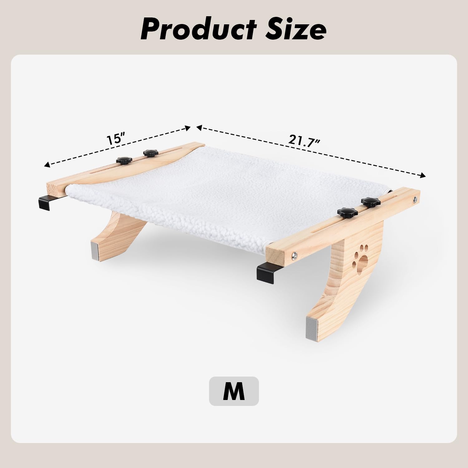 AMOSIJOY cat sill window perch sunlit lounging showcases relaxing daytime sunbathing.